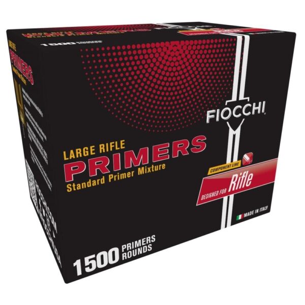 Fiocchi Large Rifle Primers - 1500/ct - Precision Shot Firearms