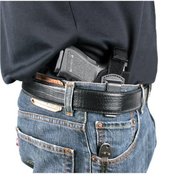Blackhawk! Inside-the-Pants Holster - Right Hand Fits 2-3" bblSm./Med Double Action Revolver (Except 2 & #82) Black - Precision Shot Firearms