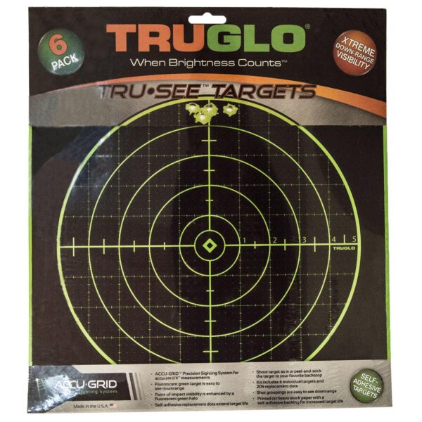 Truglo TRU-SEE Splatter Target 100 Yard 12x12 6/pk - Precision Shot Firearms