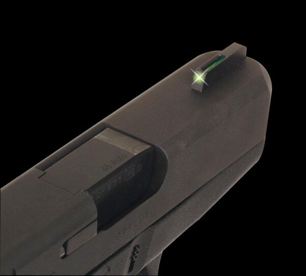 Truglo TFO Tritium/Fiber-Optic Day/Night Sights Fit Ruger LC9 / 9s / 380 - Front Green/Rear Green - Precision Shot Firearms