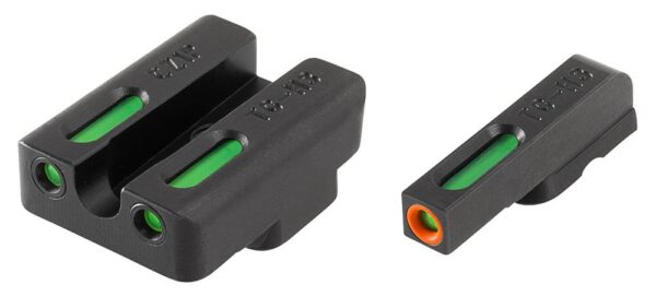 Truglo TFX Pro Tritium Fiber-Optic Xtreme Handgun Sight Set For CZ P10 - Front Orange/Green Rear - Precision Shot Firearms