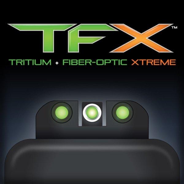 Truglo TFX Pro Tritium Fiber-Optic Day/Night Handgun Sight Fits S&W J-Frame - FRONT SIGHT ONLY - OrangeRN - Precision Shot Firearms