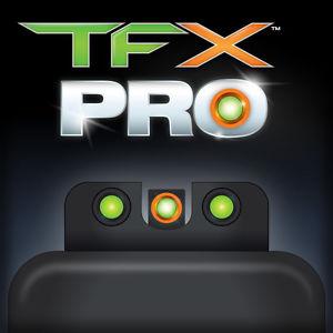 Truglo TFX Pro Tritium/Fiber-Optic Day/Night Sights - Walther PPS (Except M2) - Orange Outline Front/Green Rear - Precision Shot Firearms