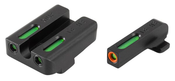 Truglo TFX Pro Tritium/Fiber-Optic Day/Night Sights Fit Springfield XD|Springfield XDM (excluding 5-1/4" Comp Series)|Springfield XDS - Orange Outline - Precision Shot Firearms