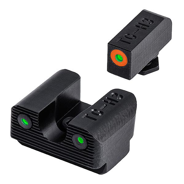 Truglo Tritium Pro Night Sight Set Glock 42/43/43x/48 Orange - Precision Shot Firearms