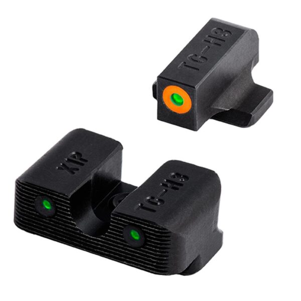 Truglo Tritium PRO Glock 17 19 22 23 24 26 27 33 34 35 3 & 39 MOS LOW Set Orange - Precision Shot Firearms