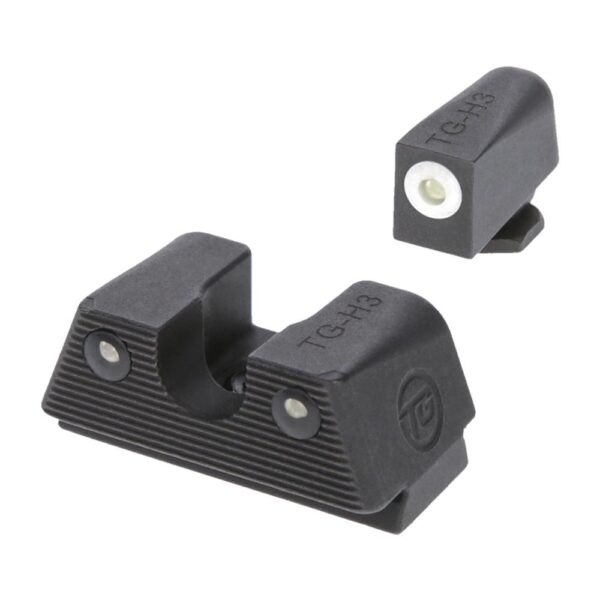 Truglo Tritium Night Sights Low Set Green with White Front Green Rear for Glock - Precision Shot Firearms
