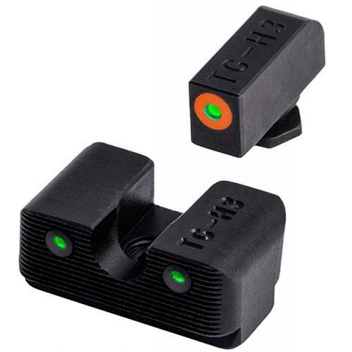 Truglo Tritium Pro Night Sight Set for Glock 42 43 MOS Orange - Precision Shot Firearms