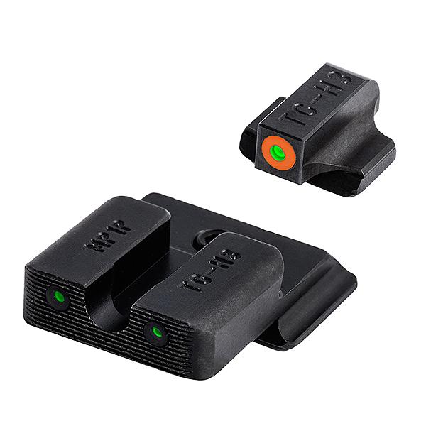 MTruglo Tritium Pro Night Sight Set for Select S&W M&P models - Orange - Precision Shot Firearms