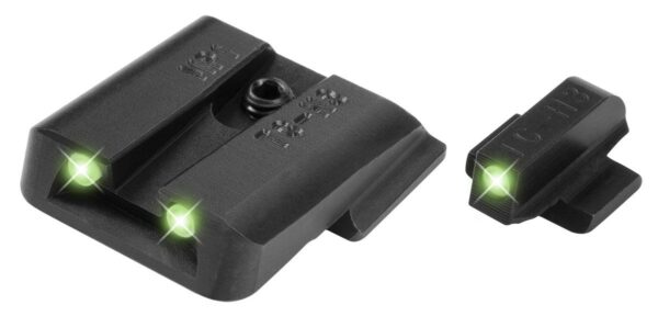 Truglo Tritium Pro Night Sights Fit S&W Bodyguard .380 - White Outline Front/Green Rear - Precision Shot Firearms