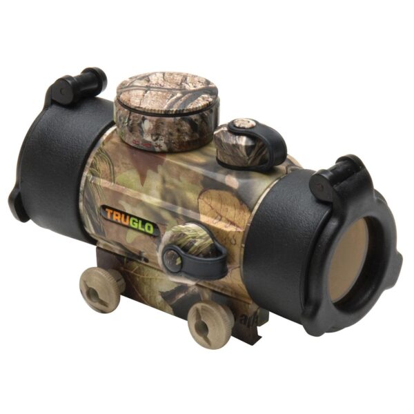 Truglo Traditional Red Dot Sight - 1x30mm 5 MOA Dot Size - APG Camo - Precision Shot Firearms