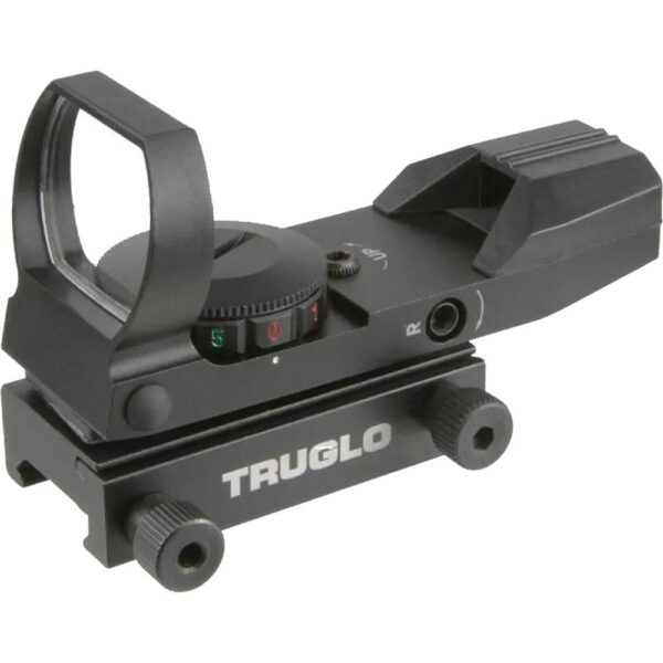 Truglo Dual Color Open Red Dot Sight 24x34mm Multi Reticle Illuminated Black - Precision Shot Firearms