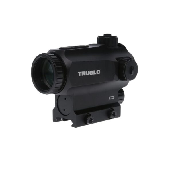 Truglo Prism Red Dot Sight 25mm 6 MOA Illuminated Black - Precision Shot Firearms