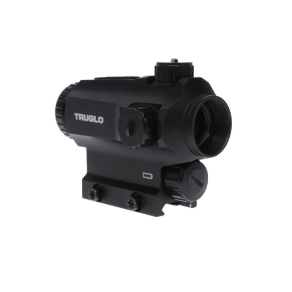 Truglo Prism Red Dot Sight 25mm 6 MOA Illuminated Black - Precision Shot Firearms
