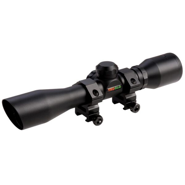 Truglo Compact Rimfire & Shotgun Rifle Scope - 4x32mm Diamond Ballistic 22.5' 5" Black - Precision Shot Firearms
