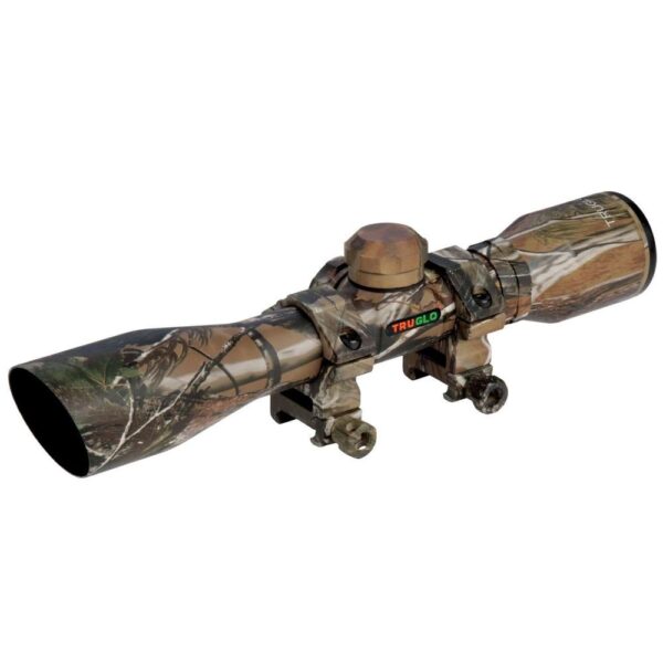 Truglo Compact Shotgun Rifle Scope - 4x32mm Diamond Ballistic Realtree APG - Precision Shot Firearms