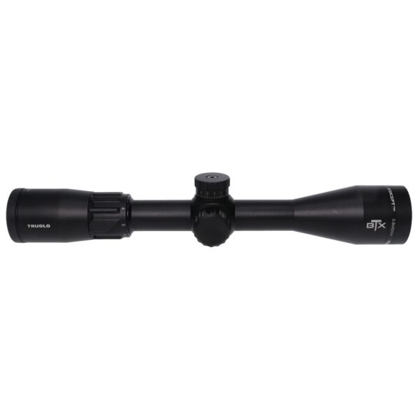 Truglo Intercept Rifle Scope BTX - 3-9x40 IR Duplex Reticle - Black - Precision Shot Firearms