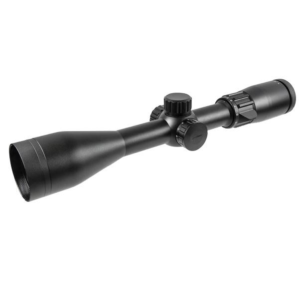 Truglo Intercept Rifle Scope - 4-12x44mm Illuminated BDC Reticle Black Matte - Precision Shot Firearms