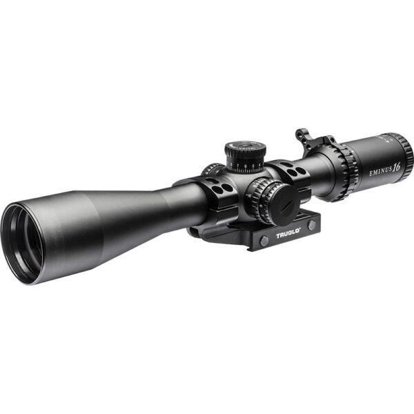 Truglo EMINUS16 Rifle Scope - 4-16x44mm SF 30mm Illum. TacPlex Reticle w/ APTUS-M1 Mount Black - Precision Shot Firearms