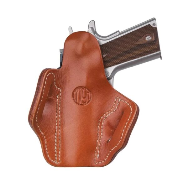 1791 Optic Ready Belt Holster Size 1S Classic Brown RH - Precision Shot Firearms