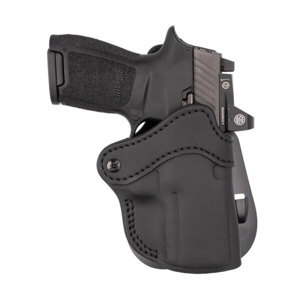 1791 Optic Ready OWB Paddle Holster Size 2.1 Stealth Black RH - Precision Shot Firearms
