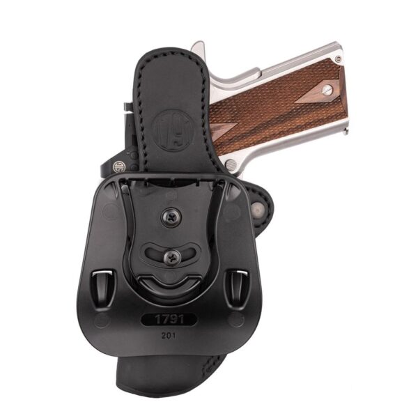 1791 Optic Ready OWB Paddle Holster Size 2.1 Stealth Black RH - Precision Shot Firearms
