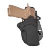1791 Optic Ready OWB Paddle Holster Size 2.4 Stealth Black RH - Precision Shot Firearms