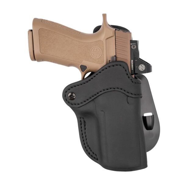 1791 Optic Ready OWB Paddle Holster Size 2.4 Stealth Black RH - Precision Shot Firearms
