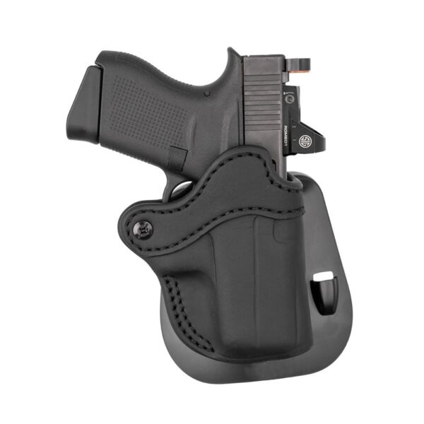1791 Optic Ready OWB Paddle Holster Compact Stealth Black RH - Precision Shot Firearms