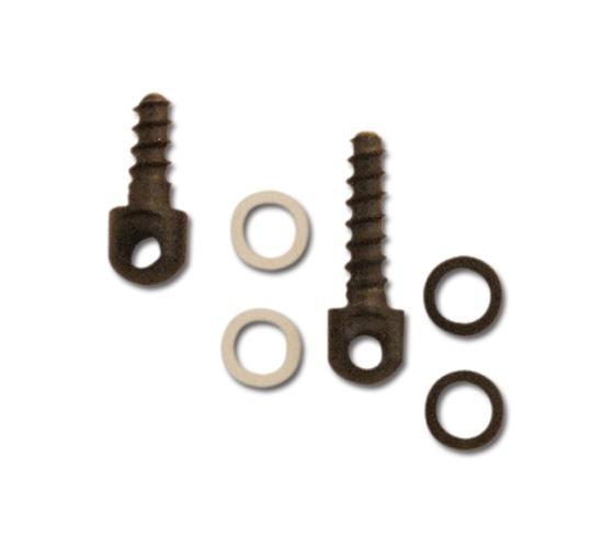 GrovTec Small Parts - Wood Screw Swivel Stud - 1/2" & 3/4" Spacers - Precision Shot Firearms