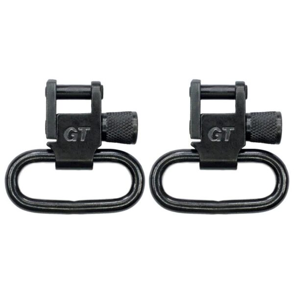 Grovtec 1" Locking Swivel Set Black 2/ct - Precision Shot Firearms