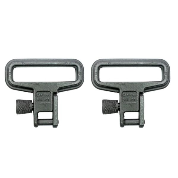 Grovtec Mil-Force Swivel Set 1.25" Black 2/ct - Precision Shot Firearms