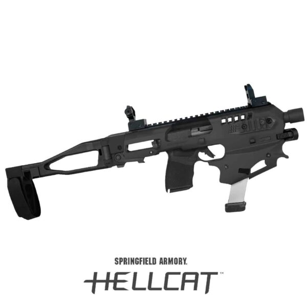 CAA Pistol to Carbine Micro Conversion Kit for Springfield Hellcat Black - Precision Shot Firearms