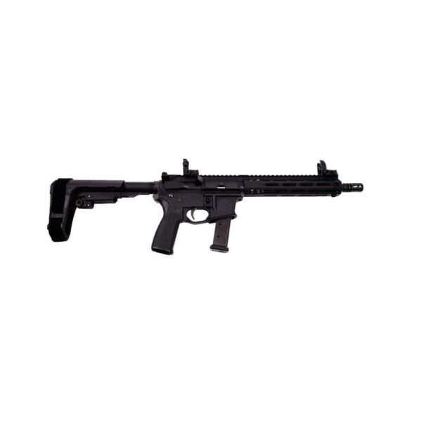 Alpha Foxtrot AF9-G.Pistol 9mm Luger 20rd Magazine 10.5" Barrel Blowback Operation Anodized Black Brace - Precision Shot Firearms