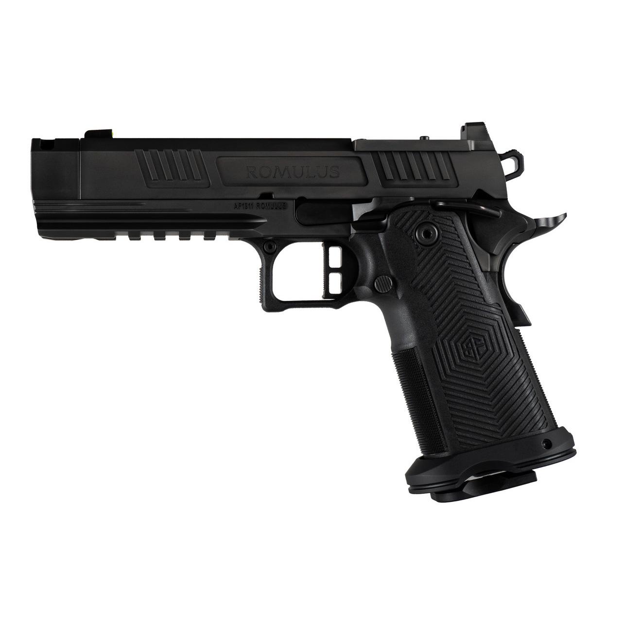 Alpha Foxtrot AF1911-ROMULUS Handgun 9mm Luger 17(1)&20(1)rd Magazines 4.25" Compensated Threaded Barrel - Precision Shot Firearms