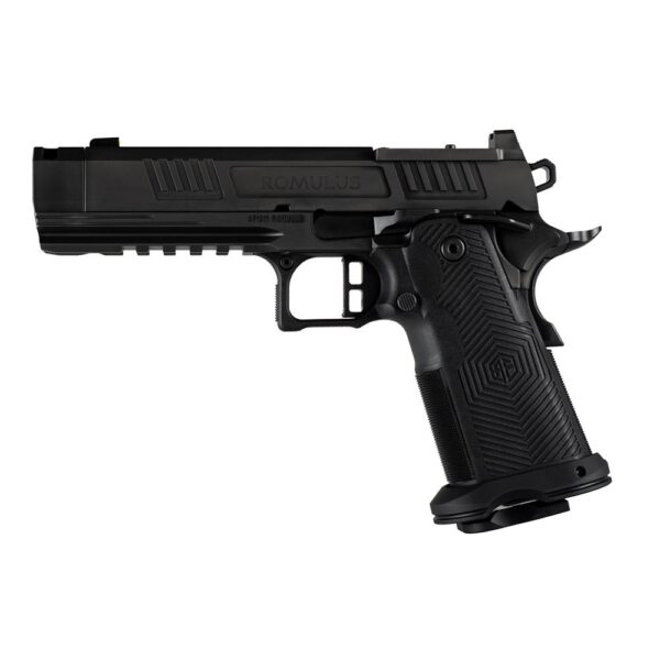 Alpha Foxtrot AF1911-Romulus Handgun 9mm Luger 17rd (1) and 20rd (1) Magazines 4.25" Compensated Threaded Barrel Black MOS Cut - Precision Shot Firearms