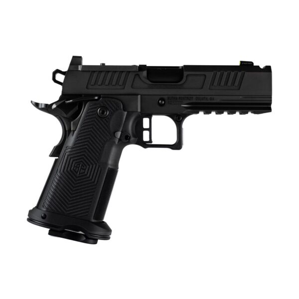 Alpha Foxtrot AF1911-Romulus MOS Adapter Handgun 9mm Luger 17(1) & 20rd(1) Magazines 4.25" Ported Bull Barrel DLC Black - Precision Shot Firearms