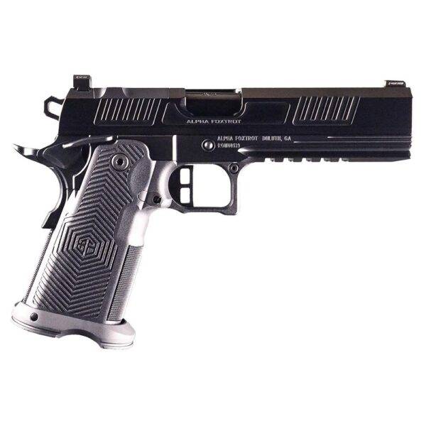 Alpha Foxtrot AF1911 Romulus Handgun 9mm Luger 20rd Magazine 5" Barrel Black RMS-c Cut - Precision Shot Firearms