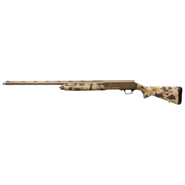 Browning A5 Wicked Wing Shotgun 12 ga 3.5" Chamber 4rd Magazine 28" Barrel Vintage Tan Camo - Precision Shot Firearms