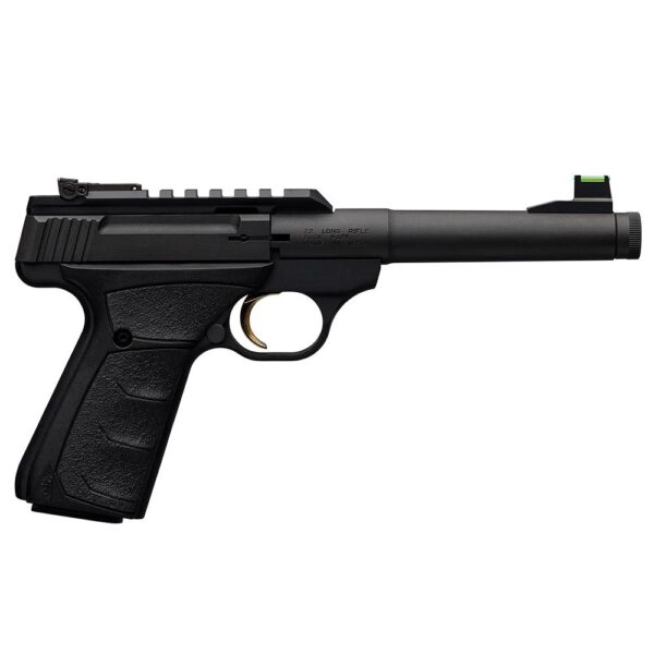 Browning Buck Mark Plus Camper UFX Suppressor Ready Handgun .22 LR 10rd Magazine 6" 1/2-28 Threaded Barrel Black - Precision Shot Firearms