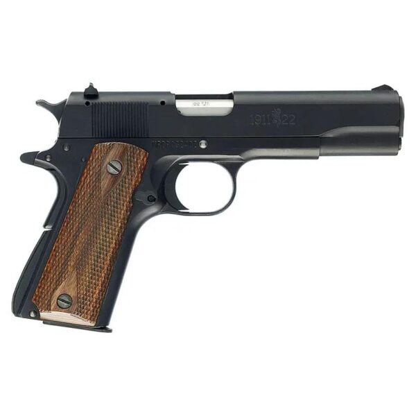 Browning 1911 A1 Full Size Handgun .22 LR 10rd Magazine 4.25" Barrel Black with Brown Grips - Precision Shot Firearms
