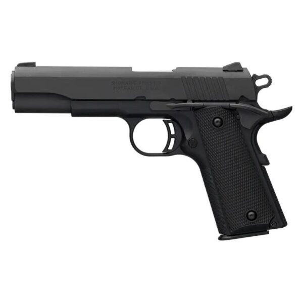 Browning 1911-380 Black Label Full Size Handgun .380 Auto 8rd Magazine 4.5" Barrel Ambi Manual Safety - Precision Shot Firearms