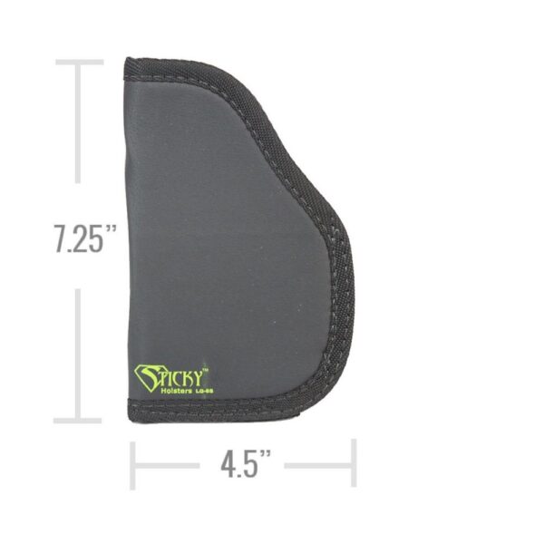Sticky Holsters Short Sticky Pocket Holster for 4.25" Full Size Autos with Laser Grey Ambi - Precision Shot Firearms