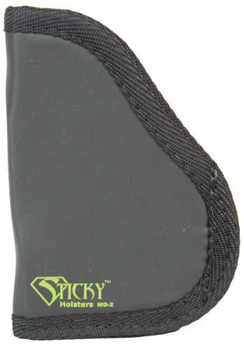 Sticky Holsters Medium Sticky Pocket Holster for Small/Medium Autos with Laser Black Ambi - Precision Shot Firearms