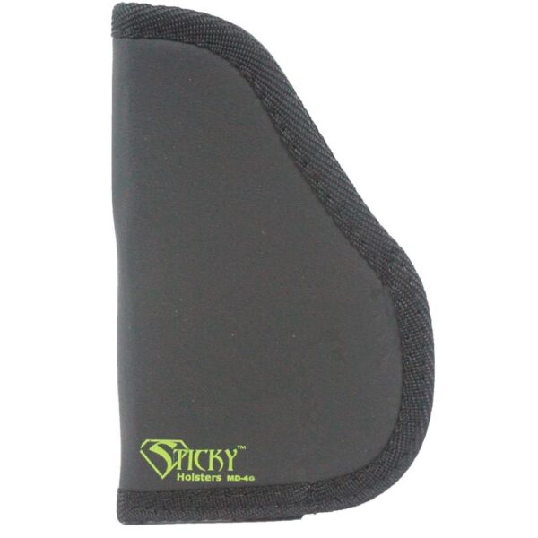 Sticky Holsters Gen 1 Medium Sticky Pocket Holster for 3.8" Sub-Compact Medium Frame Double Stack Autos with Laser Black Ambi - Precision Shot Firearms