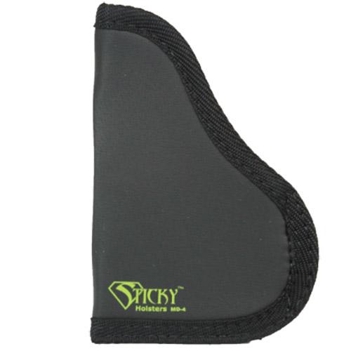 Sticky Holsters Medium Sticky Pocket Holster for 3.5" Sub-Compact Medium Frame Single Stack Autos with Laser Black Ambi - Precision Shot Firearms