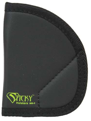 Sticky Holsters Medium Sticky Holster for S&W J Frame Revolvers Black Ambi - Precision Shot Firearms