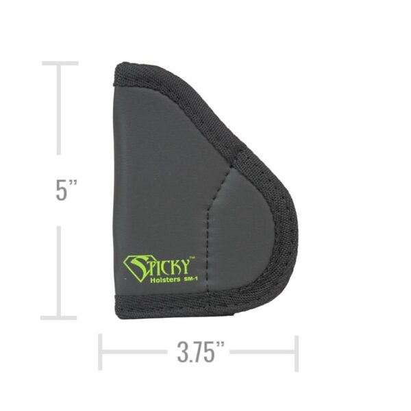 Sticky Holsters Small Sticky Pocket Holster for 1.25" - 2.75" NAA Black Ambi - Precision Shot Firearms