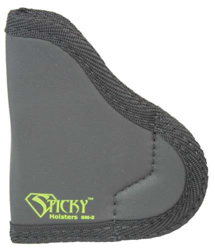 Sticky Holsters Small Sticky Pocket Holster for 2.5" Pocket 380s Black Ambi - Precision Shot Firearms