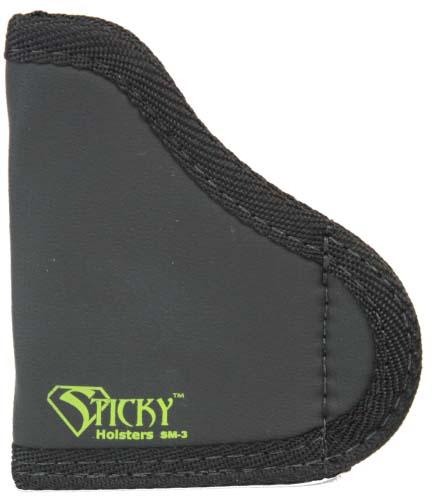 Sticky Holsters Small Sticky Pocket Holster for 2.75" Pocket 380s with Laser Black Ambi - Precision Shot Firearms